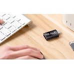 Внешний SSD ADATA SC730, 1TB, USB 3.2 Gen 2 Type-A/Type-C, R/W 600/600, черный, фото2