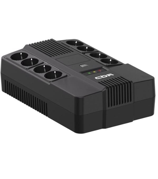 Источник бесперебойного питания CBR UPS-OFK-101E-600 / 600ВА / 360Вт / Schuko CEE 7 Outlets