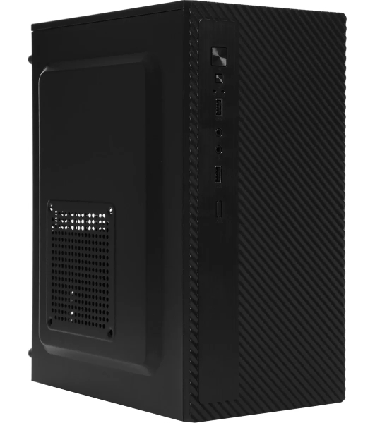 Компьютерный корпус Accord Entry ACC-2053B черный без БП mATX 1x80мм 1x120мм 2xUSB2.0 audio