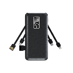 Портативный аккумулятор Rexant Power Bank (аккумуляторная батарея) 10000 mAh, черное, фото 1