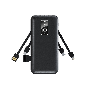 Портативный аккумулятор Rexant Power Bank (аккумуляторная батарея) 10000 mAh, черное