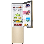 Холодильник Haier C4F640CGGU1 золотистый двухкамерный 285/115л морозилка снизу, No Frost, фото6