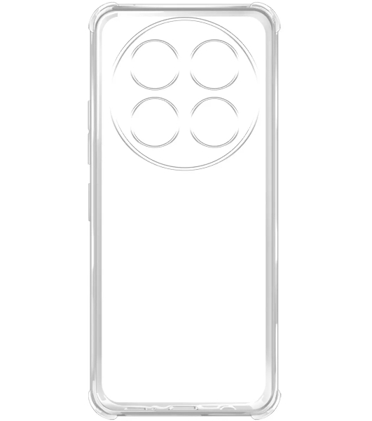 Чехол (клип-кейс) BoraSCO для Huawei Nova 12i Bumper Case прозрачный