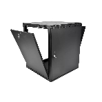 Шкаф телекоммуникационный настенный разборный ЦМО ЭКОНОМ 12U (600 x 350) дверь металл, черный (ШРН-Э-12.350.1-9005), фото4