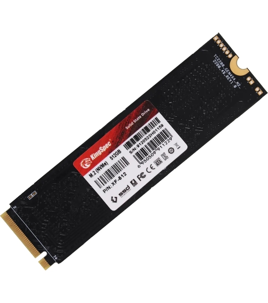 Накопитель SSD Kingspec PCI-E 4.0 x4 512Gb XF-512 M.2 2280