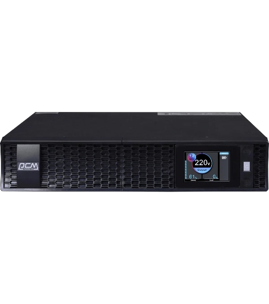 Источник бесперебойного питания Powercom Next, On-Line, 2000VA/2000W, Rack/Tower, 8*IEC320-C13 + 2*C19, LCD, Serial+USB, SmartSlot, подкл. доп. Бат.