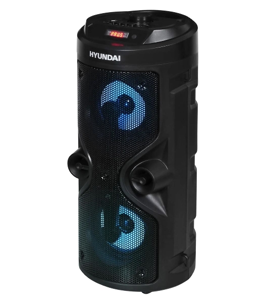 Минисистема Hyundai H-MC150 черный 50Вт/FM/USB/BT/SD/MMC