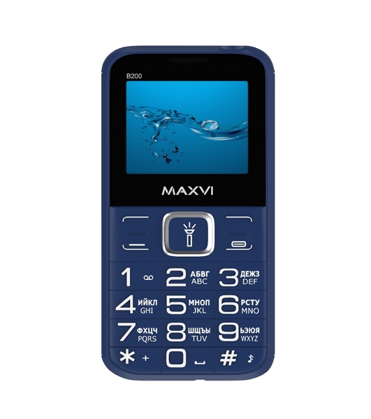 Мобильный телефон Maxvi B200 синий