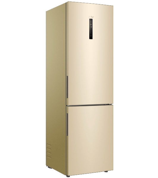 Холодильник Haier C4F640CGGU1 золотистый двухкамерный 285/115л морозилка снизу, No Frost