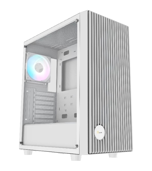 Компьютерный корпус Ocypus Gaммa C70 WH ARGB ATX/win/белый/4 ARGB fans/no PSU/Tempered Glass