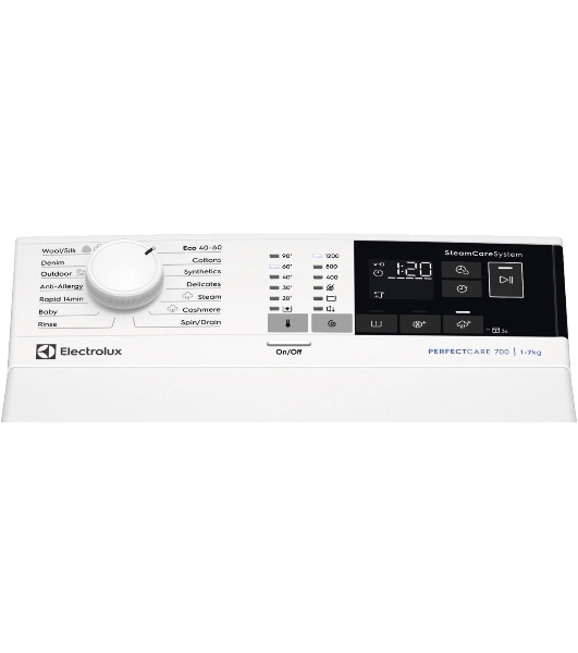 Стиральная машина Electrolux EW7T4272E белый, загрузка вертикальная 7 кг, 1200 об/мин, класс A