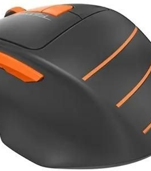 Мышь беспроводная A4Tech Fstyler FG30 серый/оранжевый, 2000 dpi, радиоканал, USB, кнопки - 5