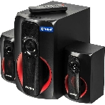 Колонки SVEN AC MS -304, черный Акустическая система, беспроводная передача сигнала по Bluetooth, суммарная мощность (RMS), Вт - 40, выходная мощность (RMS), Вт - сабвуфер: 20, сателлиты: 20 (2 х10), частотный диапазон, Гц - сабвуфер: 40 – 150, сателлиты: 150 – 20 000, размеры динамиков, мм - сабвуфер: O 128, воспроизведение с USB flash и SD card памяти, встроенное FM-радио, LED-дисплей, пульт ДУ, материал корпуса сабвуфера и сателлитов – дерево (MDF)., фото 1
