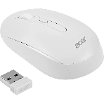 Мышь беспроводная Acer OMR308 белый, 1600 dpi, радиоканал, Bluetooth, USB, кнопки - 4, фото 1