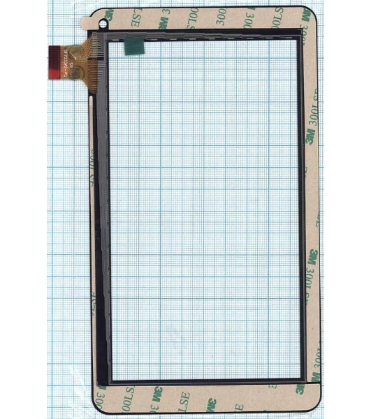 Сенсорное стекло (тачскрин) GF7033A2-PG, черное