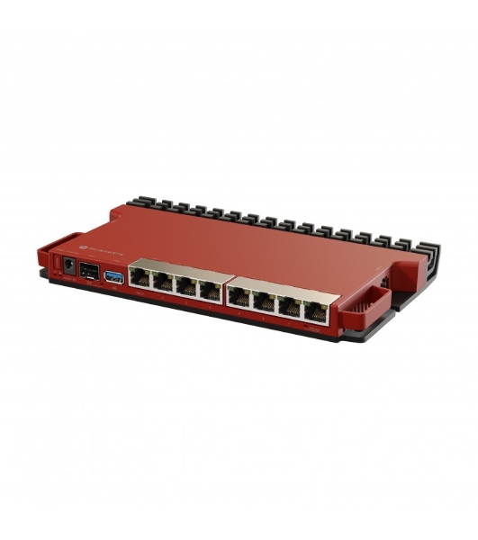 Маршрутизатор MikroTik L009UiGS-RM, 8*1Gbit, 1*SFP 2.5Gbit(вилка US)