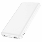 Портативный аккумулятор Hoco J100 High-ranking 10000mAh 2.1A 2xUSB-A белый (J100 HIGH-RANKING WHITE), фото3
