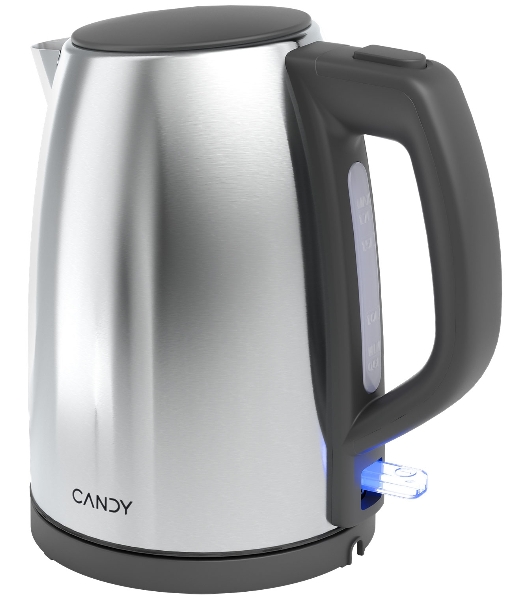 Электрочайник Candy CK-203 графит, 1.7 л, 2200 Вт, скрытый нагревательный элемент