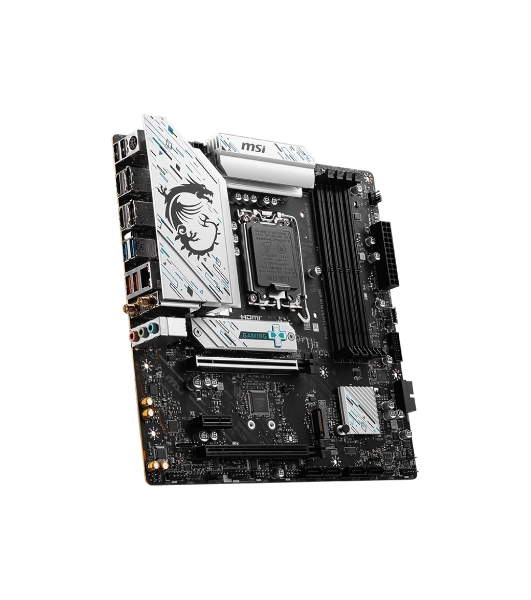 Материнская плата MSI B760M GAMING PLUS WIFI, LGA 1700, Intel B760, 4xDIMM DDR5, 4xSATA, 2xM.2, 1xPCI-E 4.0 x16, 1xPCI-E 3.0 x1, 2xHDMI, 2xDP, 1x 2.5Gb LAN, 2xUSB-A 3.2 Gen 2, 4xUSB 2.0, Micro-ATX