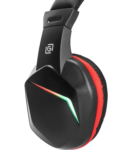 Гарнитура Oklick HS-L335G чёрный, проводная, USB-C/3.5 мм