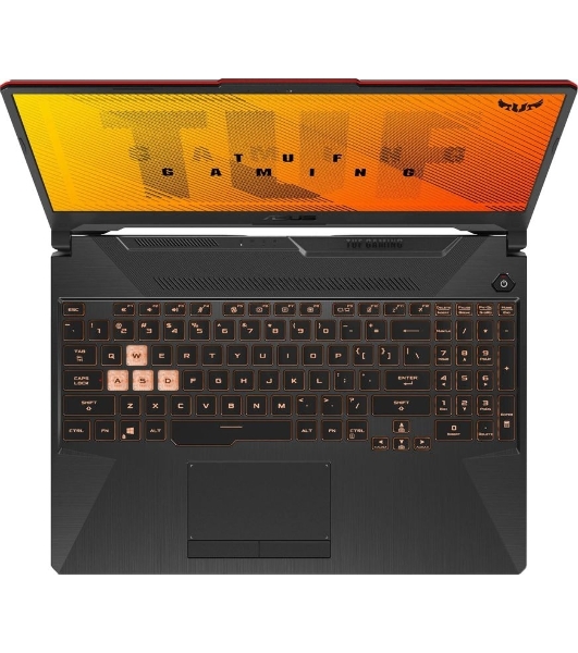 Ноутбук ASUS TUF Gaming FA506NCQ-HN031/15.6'/IPS/AMD Ryzen 7 170/16Gb/512Gb SSD/NVIDIA GeForce RTX 3050 4Gb/noOS/черный/2.3kg