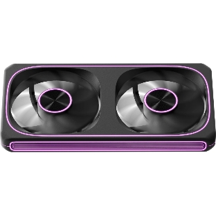 Вентилятор для корпуса Formula Air Fusion 2 ARGB 120х120x28 черный 4-pin 33.46дБ (упак.:2шт) (AIR FUSION 2 BK) Ret