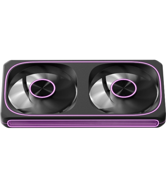 Вентилятор для корпуса Formula Air Fusion 2 ARGB 120х120x28 черный 4-pin 33.46дБ (упак.:2шт) (AIR FUSION 2 BK) Ret