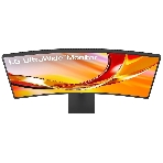 Монитор 34' LG UltraWide 34U620B-B VA 3440x1440, 144 Гц, 5 мс, 21:9, 300 Кд/м², 1xDisplayPort 1.4, 2xHDMI 1.4, изогнутый экран (1800R), черный, фото3