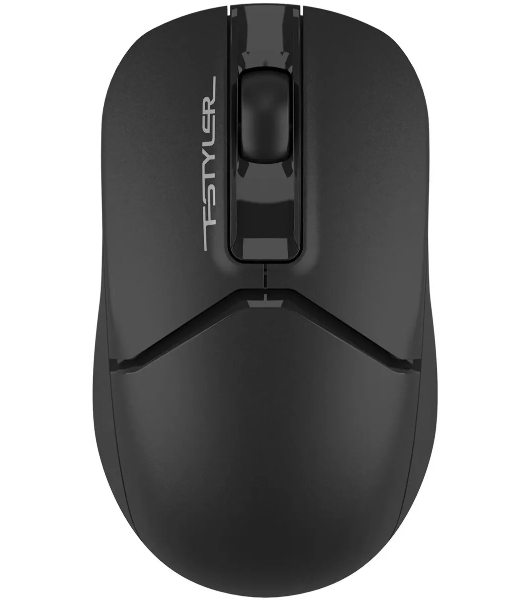 Мышь беспроводная A4Tech Fstyler FB12S черный, 1200 dpi, радиоканал, Bluetooth, USB, кнопки - 3