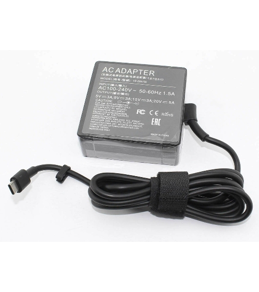 Блок питания (сетевой адаптер) для ноутбуков Asus 5V, 9V, 15V 3A, 20V, 5A (Type-C) 100W OEM