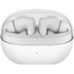 Наушники TWS Tecno Buds 4 белый, внутриканальные, Bluetooth, до 6 ч, фото4