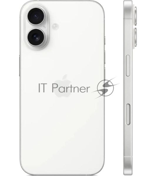 Смартфон Apple iPhone 16, 8/128Gb, белый
