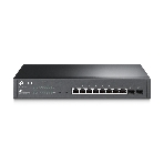 Коммутатор TP-Link JetStream 10-Port Gigabit Smart Switch with 8-Port PoE+, 8× Gigabit PoE+ Ports, 2× Gigabit SFP Slots, 802.3at/af, 150 W PoE Power, 1U 13-inch Rack-mountable Steel CaseIntegration with Omada SDN Controller, 802.1Q VLAN, STP/RSTP/MSTP, IGMP Snoopi, фото 1