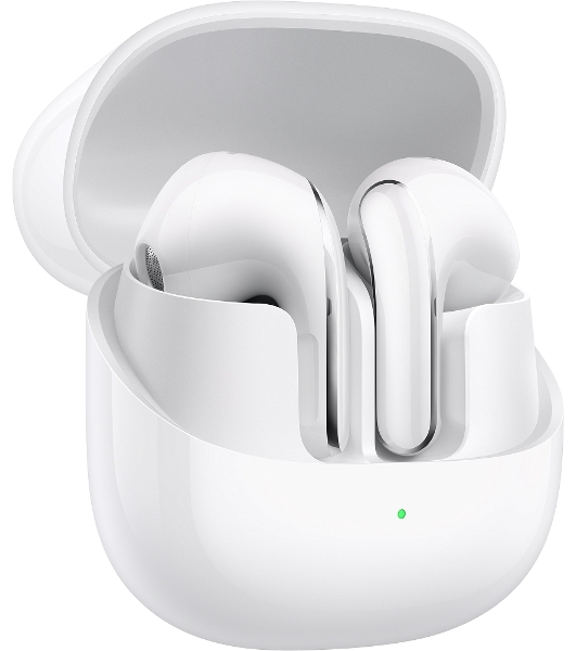 Наушники TWS Xiaomi Buds 5 белый, вкладыши, Bluetooth, активное шумоподавление, до 6 ч