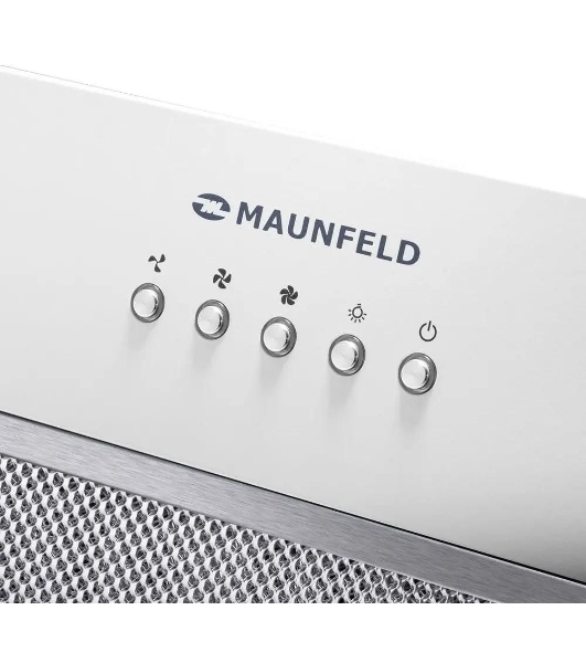 Вытяжка встраиваемая Maunfeld Trapeze 602M белый, 60 см, 1150 куб. м/ч, 54 дБ