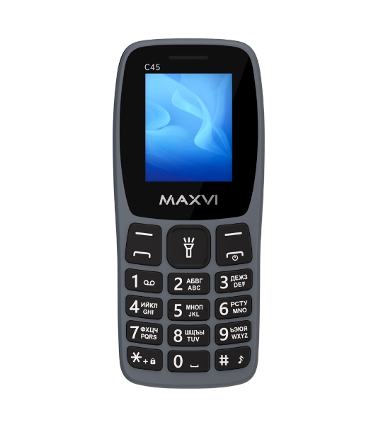 Мобильный телефон Maxvi C45 серый