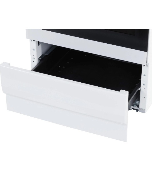 Плита электрическая Hansa FCEW53000 белый, конфорок 4 шт, духовка 68 л, 50 см x 85 см x 60 см