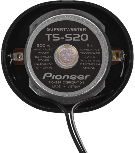 Колонки автомобильные Pioneer TS-S20 200Вт 92дБ 8Ом 2см (ком.: 2кол.) твитер