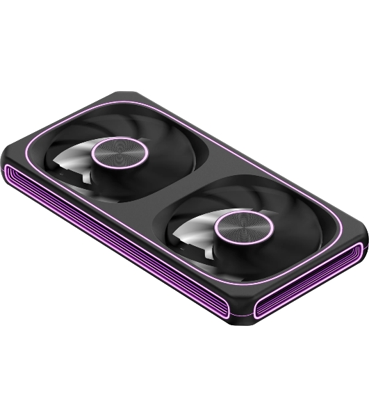 Вентилятор для корпуса Formula Air Fusion 2 ARGB 120х120x28 черный 4-pin 33.46дБ (упак.:2шт) (AIR FUSION 2 BK) Ret