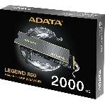 Накопитель SSD ADATA LEGEND 860, 2Tb, PCIe 4.0 x4, M.2 2280, NVMe, R/W 6000/5000, с радиатором, фото4