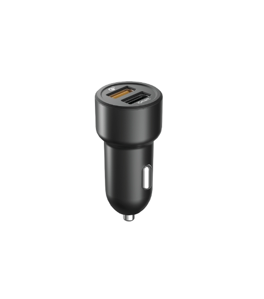 Автомобильное зарядное устройство OLMIO 2USB, QuickCharge3.0+Smart IC, 5.4A, 30W