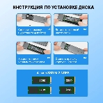 Корпус для SSD Vention USB 3.1 Gen 2-C M.2 NGFF (B-Key/B&M Key) Серый, фото4