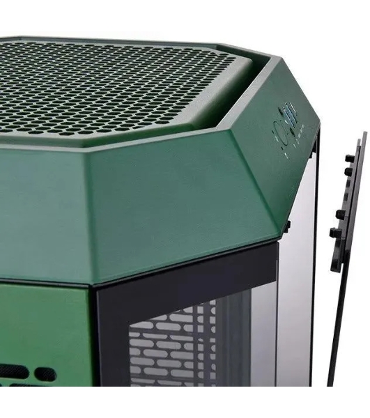 Компьютерный корпус Thermaltake The Tower 300 Racing Green зеленый без БП miniITX 8x120мм 6x140мм 2xUSB 3.0 audio bott PSU
