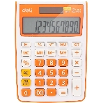 Калькулятор настольный Deli E1238/OR оранжевый 12-разр., фото 1