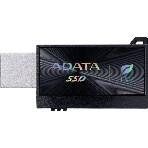 Внешний SSD ADATA SC730, 1TB, USB 3.2 Gen 2 Type-A/Type-C, R/W 600/600, черный, фото 1