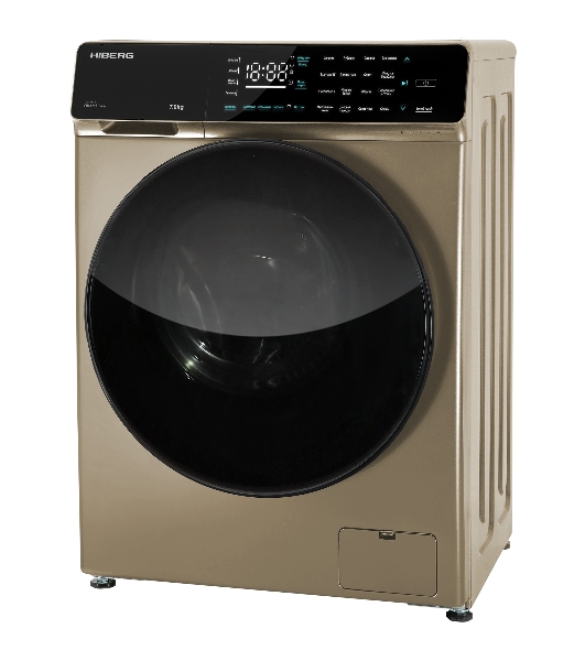 Стиральная машина HIBERG i-DDQ9 - 712 G золотистый, загр. фронтальная макс.: 7 кг 1200 об/мин класс: А+++