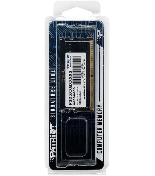 Оперативная память Patriot Signature, DDR5, 8GB (1x8 GB), 5600 MHz, CL46, SO-DIMM