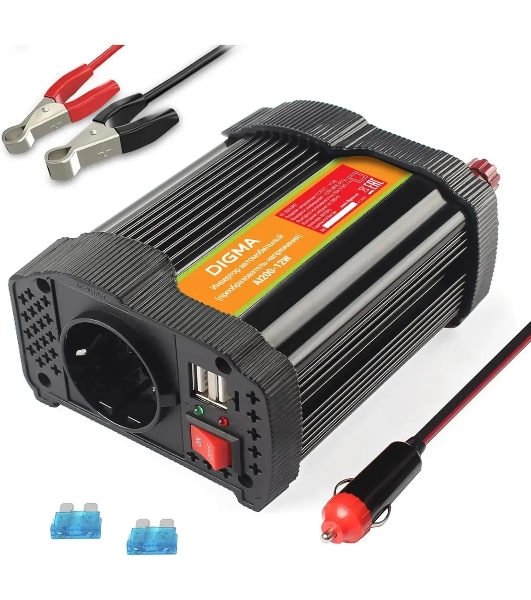 Автоинвертор Digma AI200-12W 200Вт