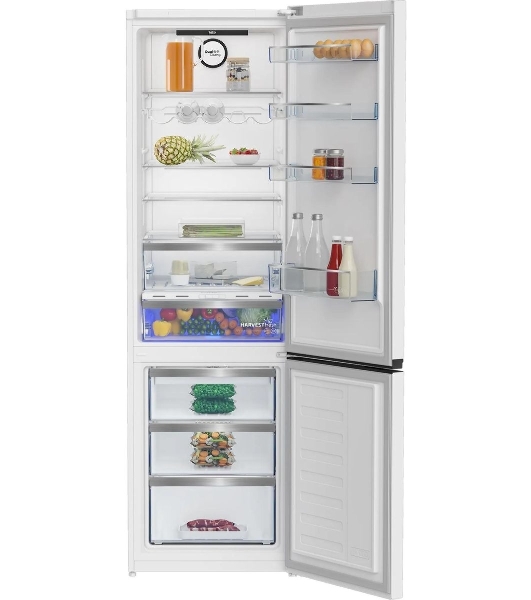 Холодильник Beko B5RCNK403ZW белый двухкамерный 257/100л морозилка снизу, No Frost