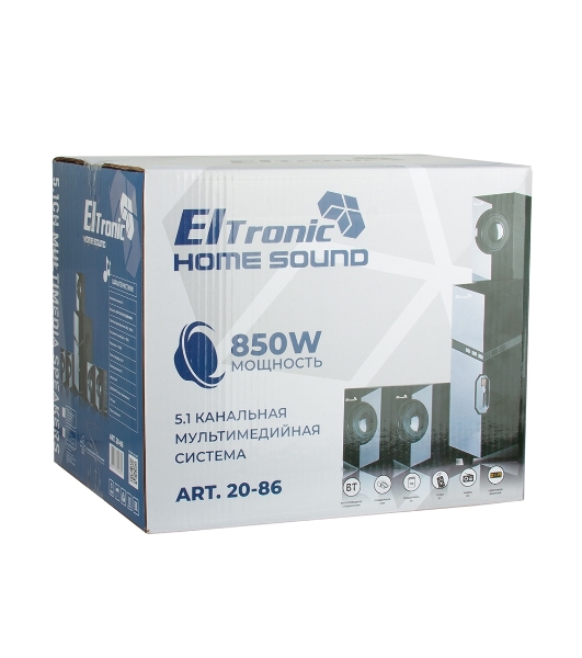 Акустическая система ELTRONIC (20-86) HOME SOUND черный